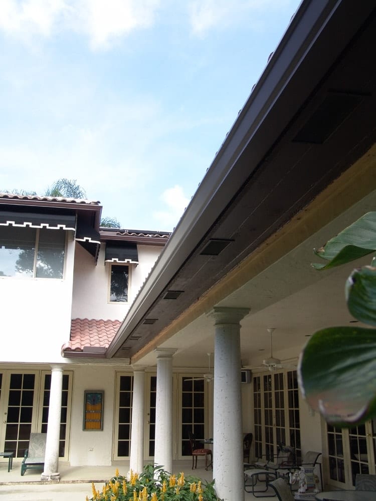Seamless gutters Boca Raton #4
